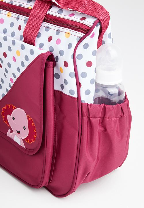 Pop Candy - Baby diaper bag set - red