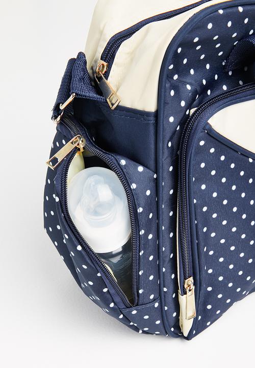 Pop Candy - Baby diaper bag set - dark blue