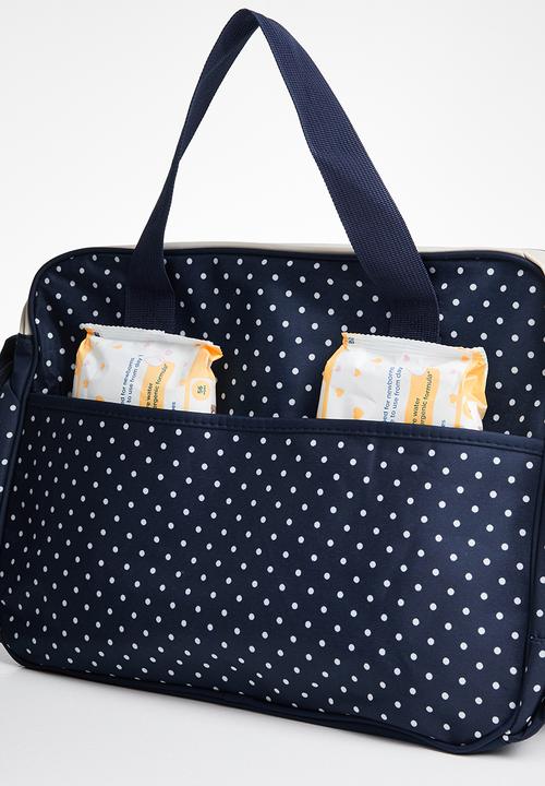Pop Candy - Baby diaper bag set - dark blue
