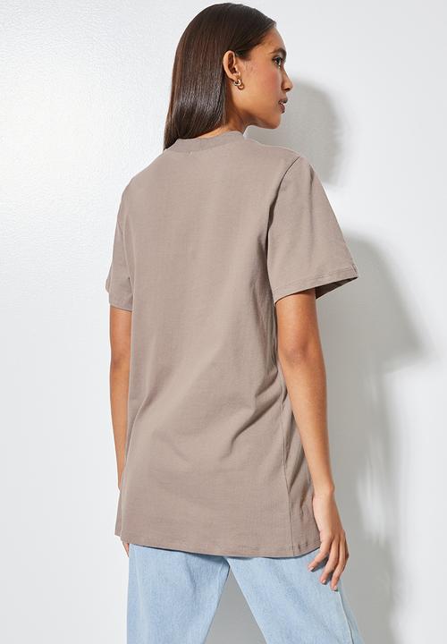 Superbalist - Longline tee - mink