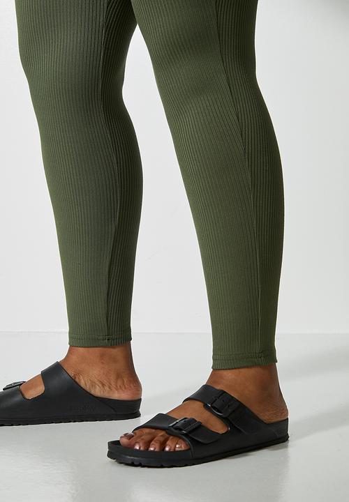 Superbalist - Rib high waist legging - mocha