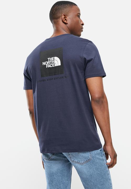 The North Face - Short sleeve red box tee - navy