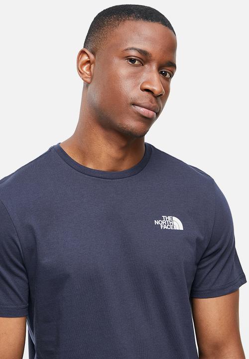 The North Face - Short sleeve red box tee - navy
