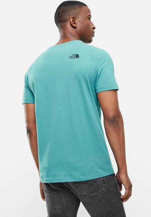 The North Face - Mens s/s raglan redbox tee - storm blue
