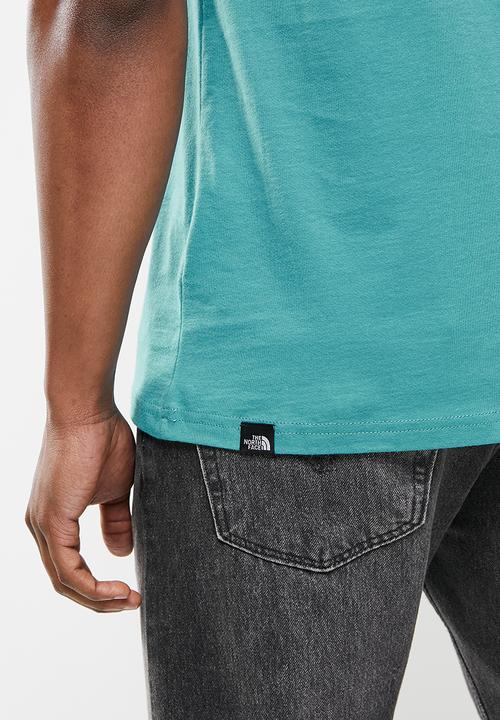 The North Face - Mens s/s raglan redbox tee - storm blue