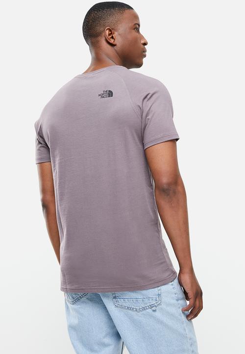 The North Face - Mens s/s raglan redbox tee - graphite purple