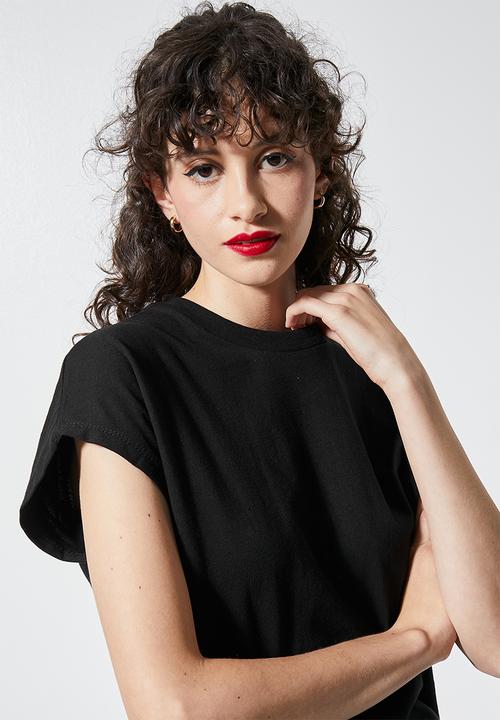 Superbalist - 2 pack crew neck grown on sleeve tee - white & black