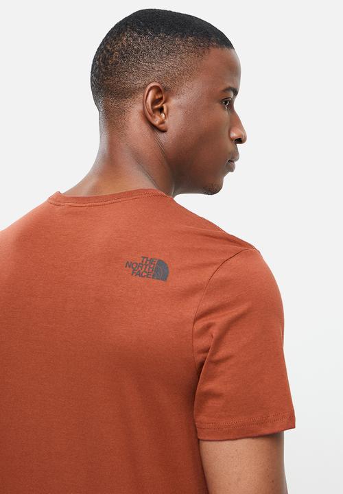 The North Face - Mens s/s fine tee - brick house red