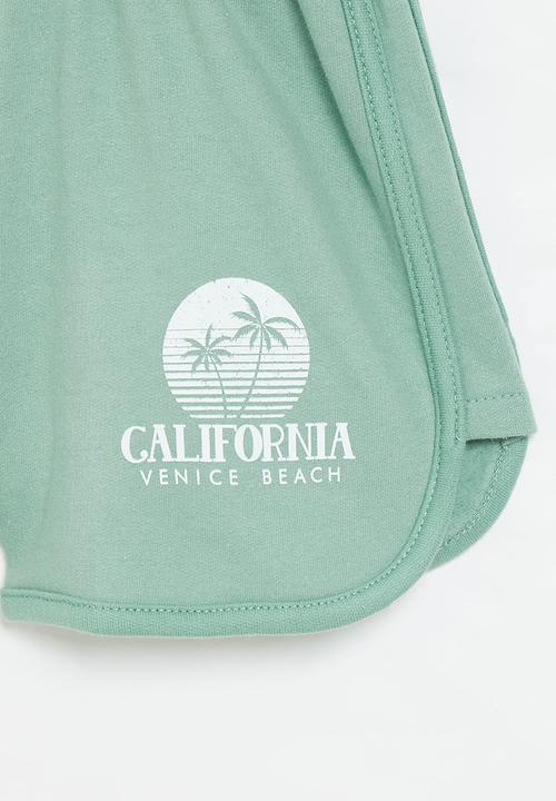 Superbalist - Fleece short - sage