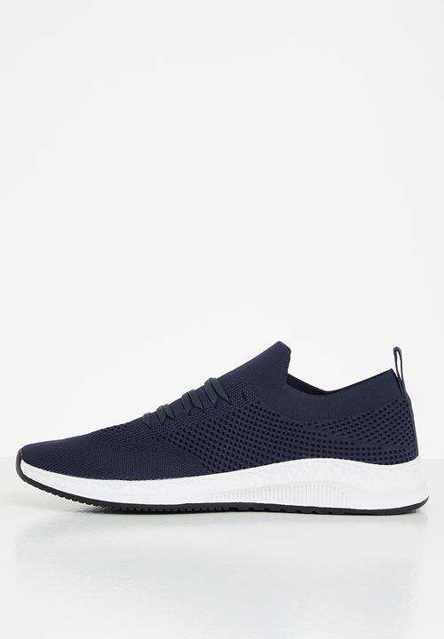 POLO - Hector athleisure knit sneaker - navy