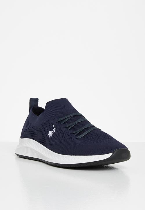 POLO - Hector athleisure knit sneaker - navy