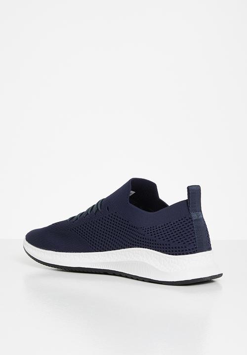 POLO - Hector athleisure knit sneaker - navy