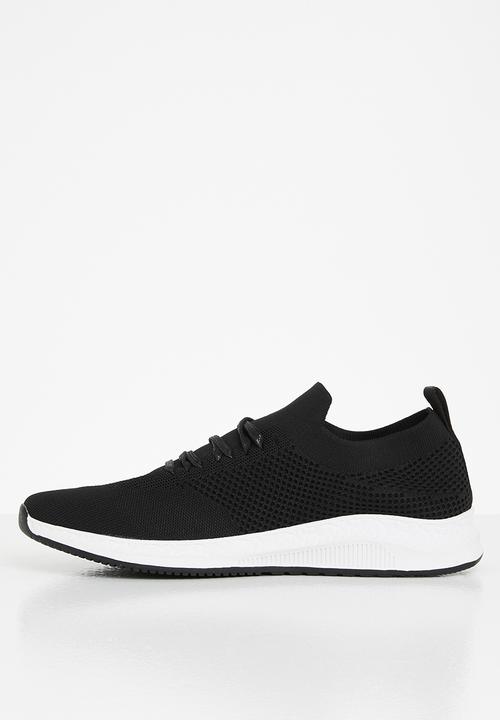 POLO - Hector athleisure knit sneaker - black