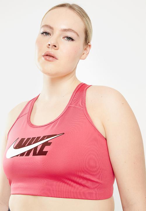 Nike - Curve w nike df swsh icnclsh pls bra h - pink 