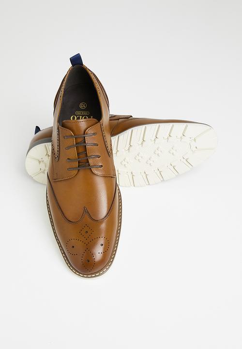 POLO - Chase leather oxford lace-up - tan