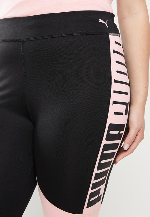 PUMA - Plus train favorite logo high waist 7/8 tights - black