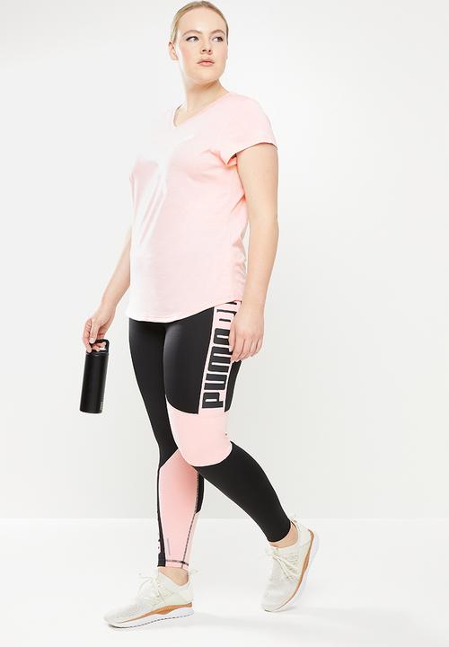 PUMA - Plus train favorite logo high waist 7/8 tights - black