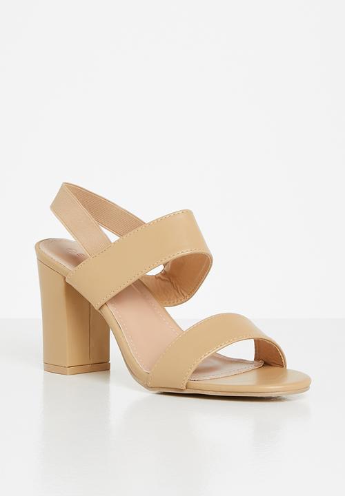 edit - Lora open block heel - natural