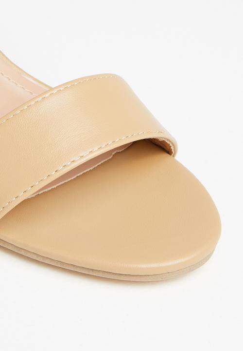 edit - Lora open block heel - natural