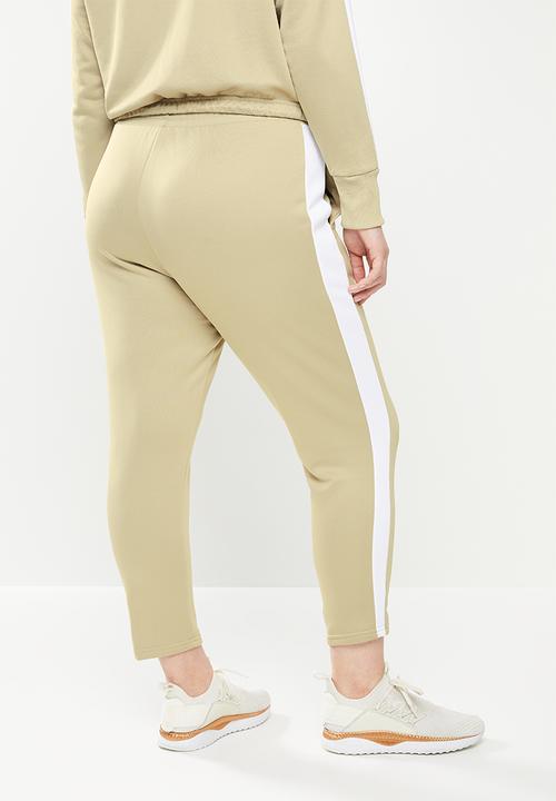 PUMA - Plus iconic t7 cigarette pants - beige