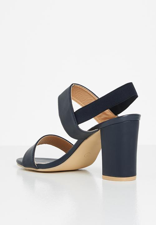 edit - Lora open block heel - navy