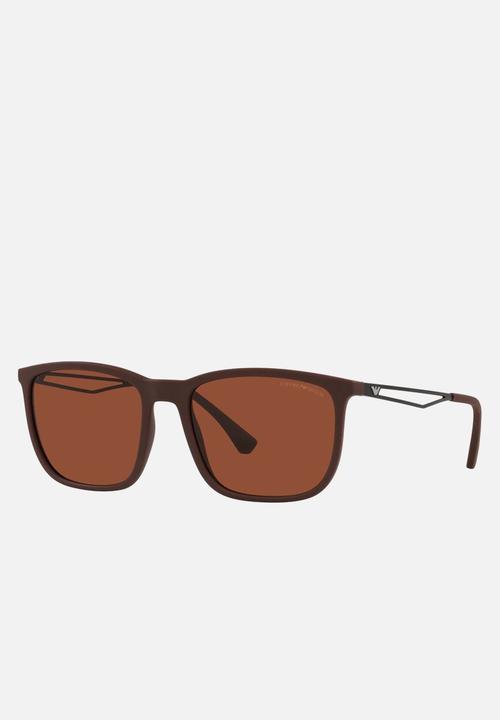 Emporio Armani - 0ea4154 526072 56mm - matte brown