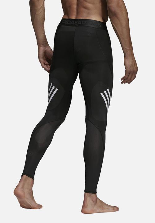adidas Performance - ALPHASKIN SPORT+ LONG 3-STRIPES TIGHTS - black