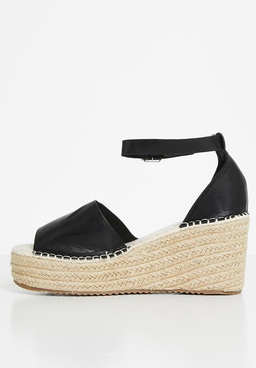Glamorous - Wedge espadrille - black 