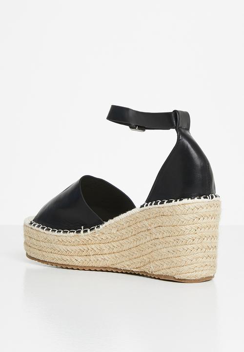 Glamorous - Wedge espadrille - black 