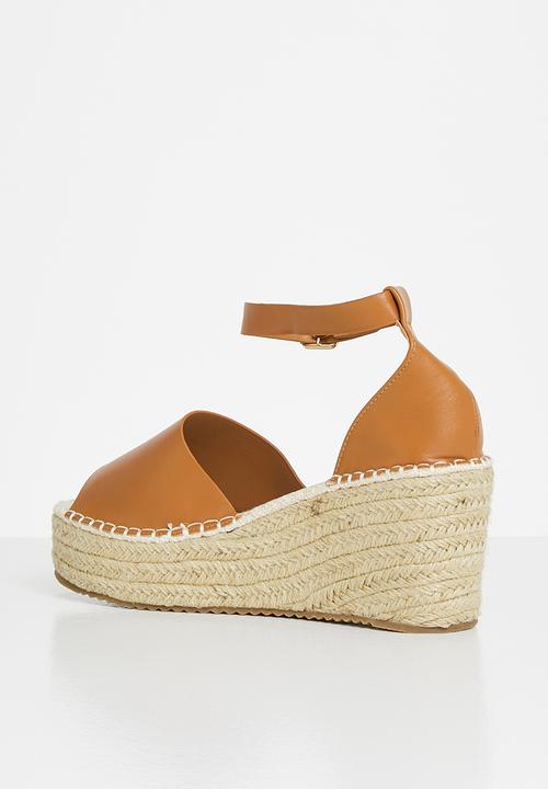 Glamorous - Wedge espadrille - camel 