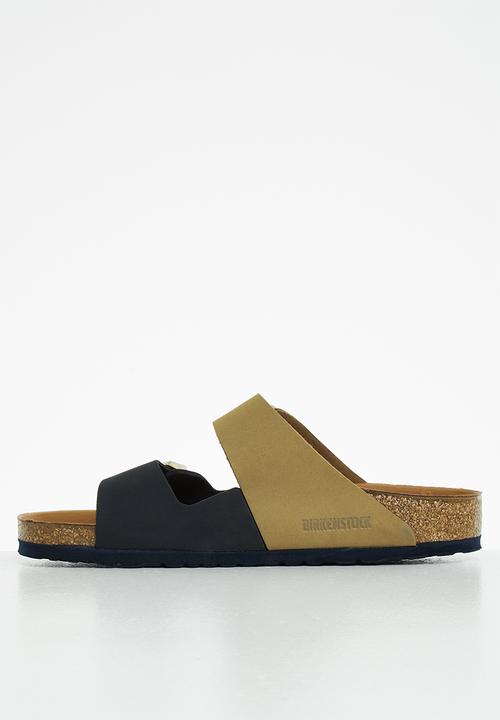 Birkenstock - Arizona split nubuck regular - midnight/mud green