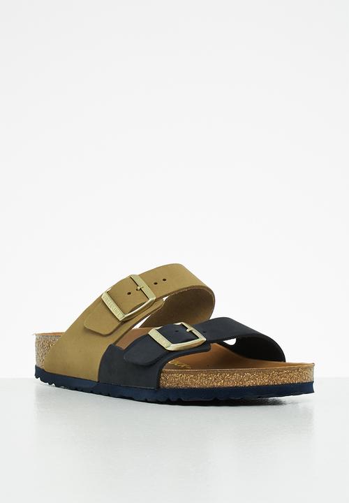 Birkenstock - Arizona split nubuck regular - midnight/mud green