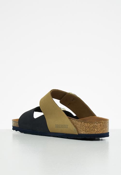 Birkenstock - Arizona split nubuck regular - midnight/mud green