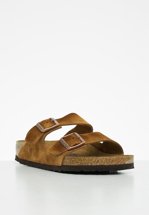 Birkenstock - Arizona suede soft footbed - mink