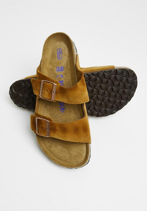 Birkenstock - Arizona suede soft footbed - mink