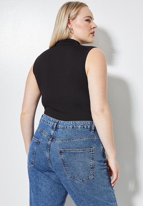 Superbalist - Grown on neck bodysuit - black
