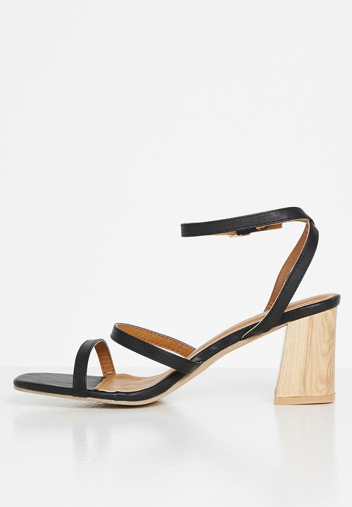 Superbalist - Kerry open block heel - black