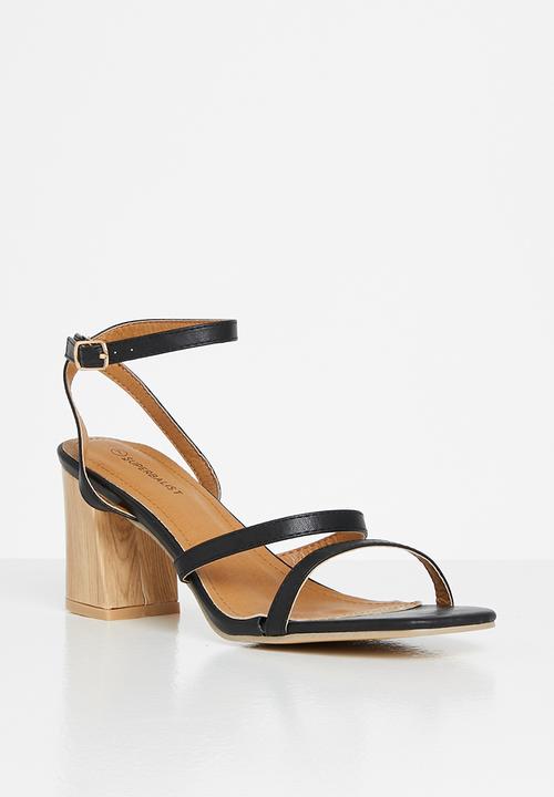 Superbalist - Kerry open block heel - black