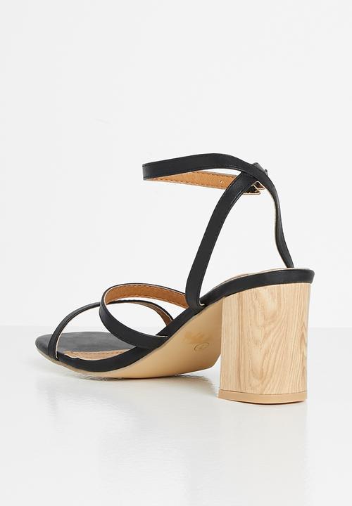 Superbalist - Kerry open block heel - black