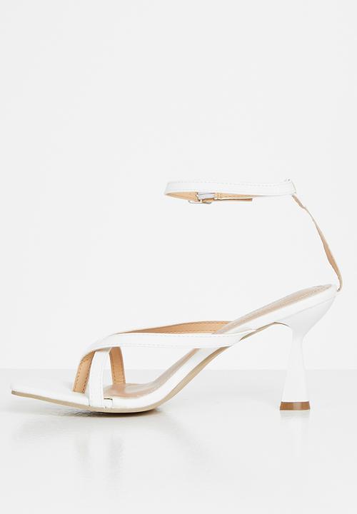 Superbalist - Liezel open stiletto heel - white