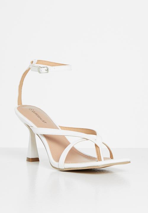 Superbalist - Liezel open stiletto heel - white