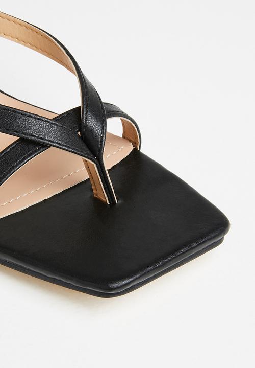 Superbalist - Liezel open stiletto heel - black