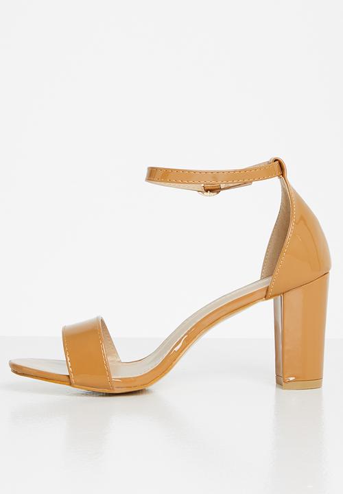 Superbalist - Haley open block heel - tan