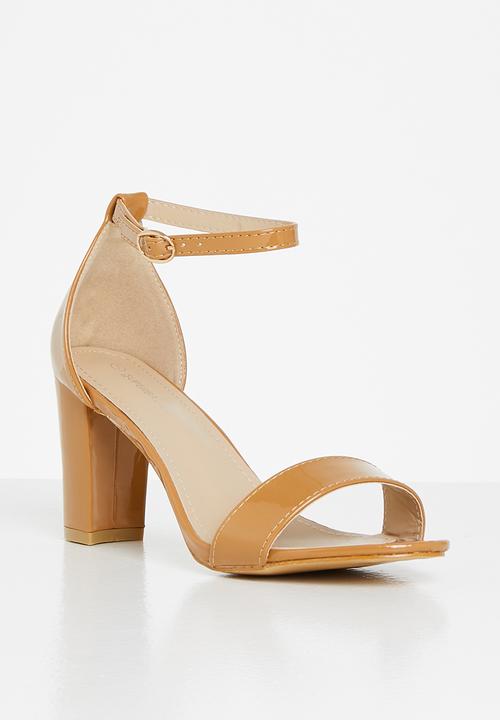 Superbalist - Haley open block heel - tan