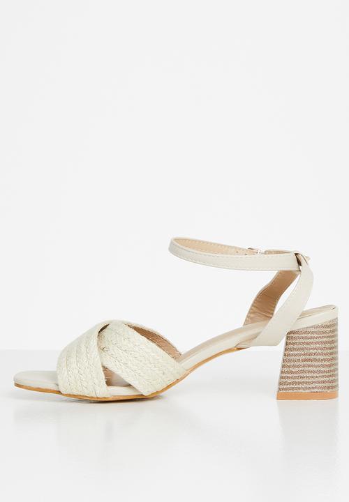 Superbalist - Summer open toe heel - stone