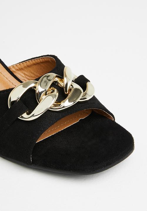Superbalist - Keziah mule chain - black