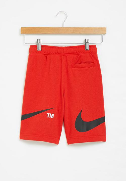 Nike - Nkb swoosh short - red