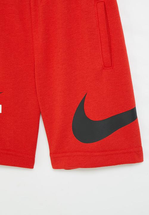 Nike - Nkb swoosh short - red