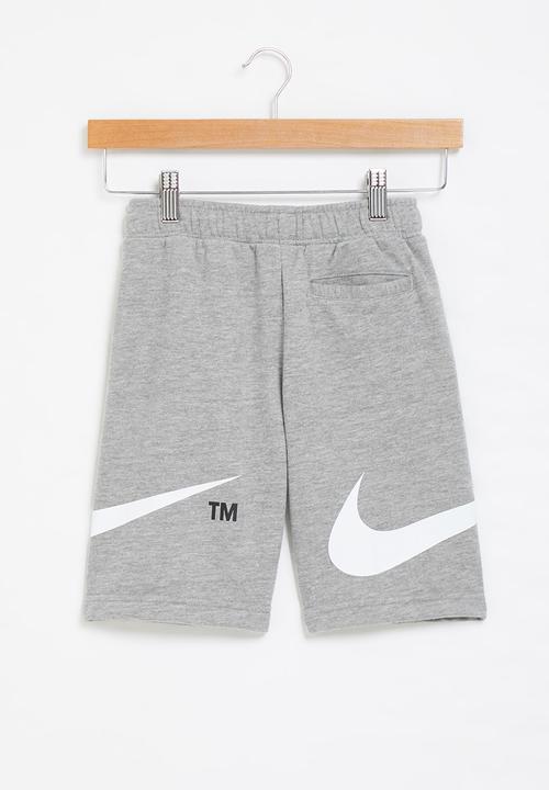 Nike - Nkb swoosh short - grey 