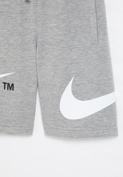 Nike - Nkb swoosh short - grey 